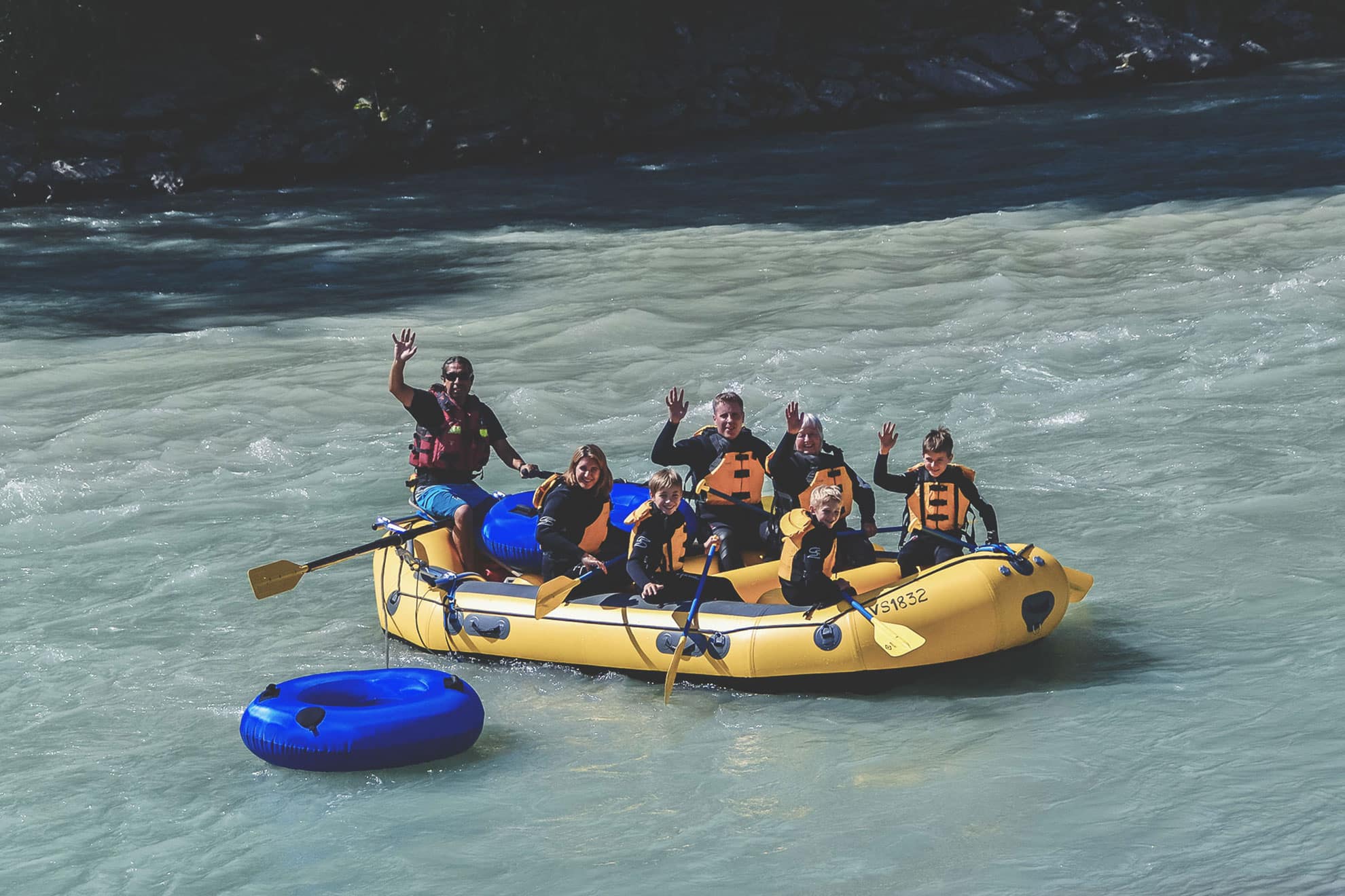 rafting valais